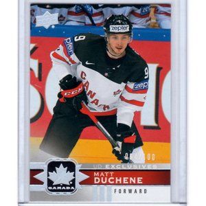 Matt Duchene Upper Deck Team Canada Hockey 2017/18 UD Exclusives 064/100